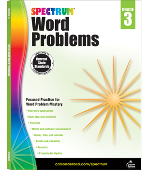 Paperback Word Problems, Grade 3 Book