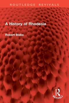 Paperback A History of Rhodesia Book