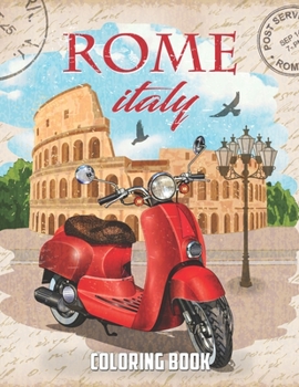 Paperback Italy Coloring Book: (Premium Abstract Cover vol.5) Book