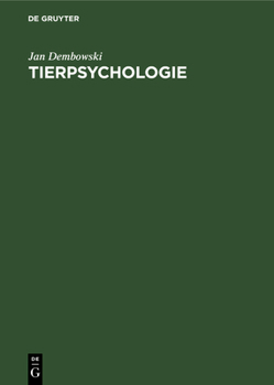 Hardcover Tierpsychologie [German] Book