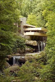 Top 50 Man Made Wonders Fallingwater 150 Page Lined Journal: 150 Page Lined Journal