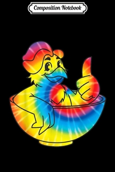 Composition Notebook: Chicken Pot Pie Chicken Tie Dye Math Geek Nerd  Journal/Notebook Blank Lined Ruled 6x9 100 Pages