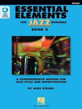 Paperback Essential Elements for Jazz Ensemble Book 2 - Drums Book