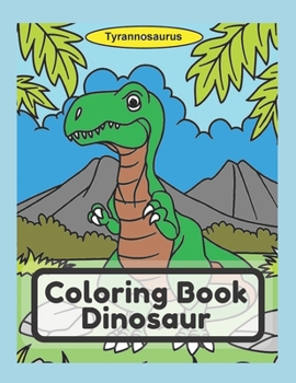 Paperback Dinosaur Coloring Book: For Kids Book
