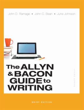 Paperback The Allyn & Bacon Guide to Writing, Brief Edition Book