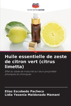 Paperback Huile essentielle de zeste de citron vert (citrus limetta) [French] Book