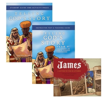 Paperback Telling God's Story Year 4 Bundle: Includes Instructor Text, Student Guide, and James, a Letter to the Scattered Graphic Novel Book