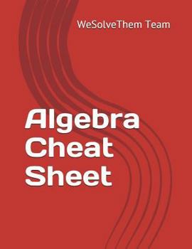 Paperback Algebra Cheat Sheet Book