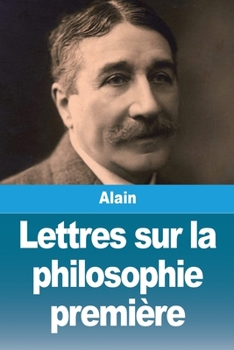 Paperback Lettres sur la philosophie première [French] Book