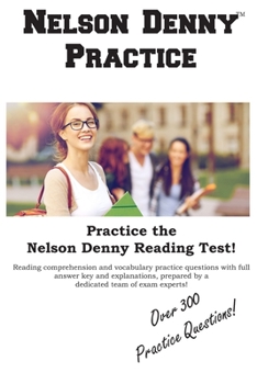Paperback Nelson Denny Practice Book