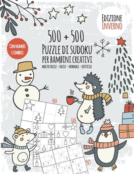 Paperback Stagioni Sudoku libro per bambini creativi: Puzzle fun per ragazzi - Libro Sudoku con 500 numeri e simbolo Sudoku - Difficoltà da facile a difficile - [Italian] Book