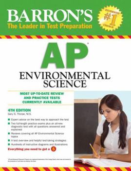Paperback Barron's AP Environmental Science Book