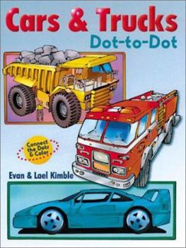 Paperback Cars & Trucks Dot-To-Dot Book