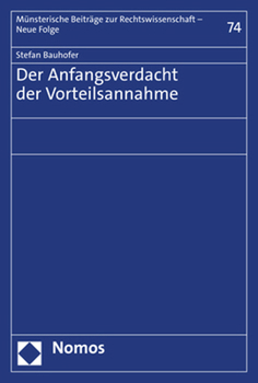 Paperback Der Anfangsverdacht Der Vorteilsannahme [German] Book