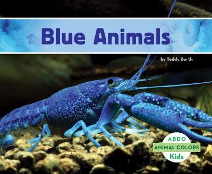 Library Binding Blue Animals Book