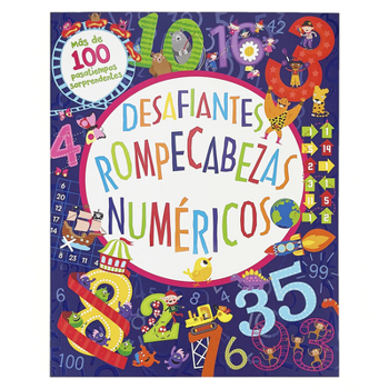 Desafiantes Rompecabezas Numericos / Totally Brain Boggling Number Puzzles , Children's Puzzle Book, Ages 5-8