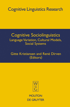 Hardcover Cognitive Sociolinguistics Book