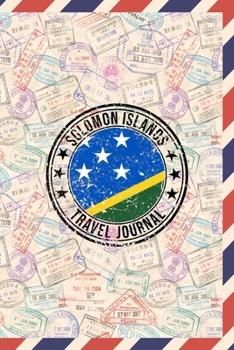 Solomon Islands Travel Journal: 6x9 Travel planner I Road trip planner I Dot grid journal I Travel notebook I Travel diary I Pocket journal I Gift for Backpacker
