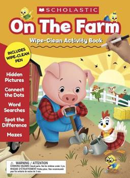 Spiral-bound On the Farm Wipe-Clean Activity Book