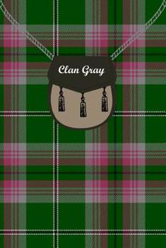 Paperback Clan Gray Tartan Journal/Notebook Book