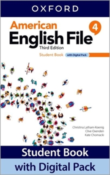 Paperback American English File 3e Student Book Level 4 Digital Pack Book