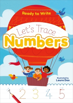 Paperback Ready to Write: Let's Trace Numbers Book