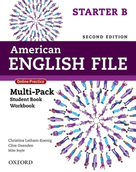 Paperback American English File 2e Starter B Multipack 2019 Book