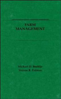 Hardcover Farm Management Book