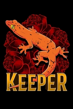 Keeper: Awesome Gecko Keeper Proud Dinosaur Reptile Owners Blank Composition Notebook for Journaling & Writing (120 Lined Pages, 6" x 9")