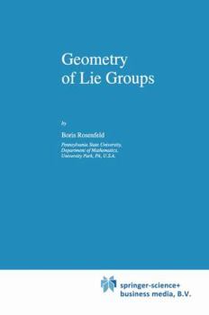 Paperback Geometry of Lie Groups Book