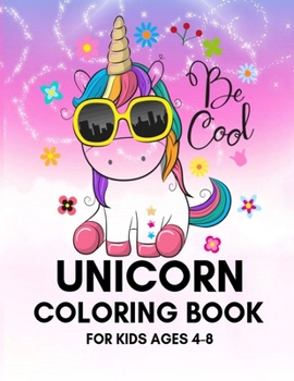 Paperback Unicorn Coloring Book for Kids Ages 4-8 Book