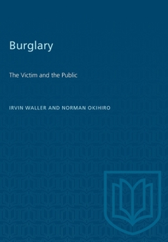 Paperback Burglary: The Victim and the Public Book