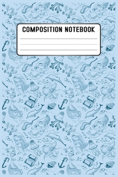 Composition notebook: Cute Mermaid Notebooks For Girls, Boys, Kids/All Grades Level K-2 Draw and Write/Early Childhood to Kindergarten 100 pages 6''x 9''