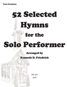 Paperback 52 Selected Hymns for the Solo Performer-tenor sax version Book