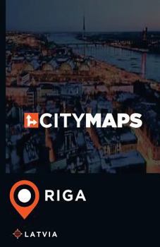 Paperback City Maps Riga Latvia Book