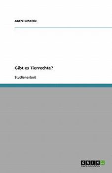 Paperback Gibt es Tierrechte? [German] Book