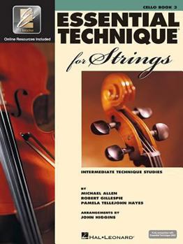 Paperback Essential Technique for Strings with Eei - Cello (Book/Online Audio) Book