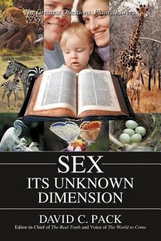 Paperback Sex - Its Unknown Dimension Book