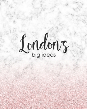 Paperback London's Big Ideas: Personalized Notebook - 8x10 Lined Women's Journal Book