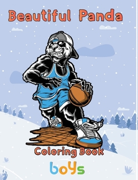 Paperback Beautiful Panda Coloring Book boys: 8.5''x11''/panda coloring book