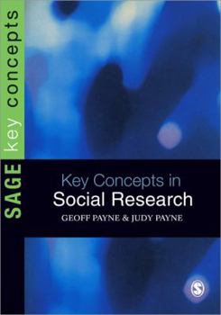 Paperback Key Concepts in Social Research Book