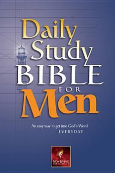 Hardcover Daily Study Bible for Men-Nlt Book