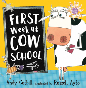 Paperback First Week at Cow School Book