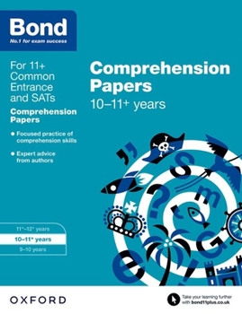 Paperback Bond 11+: English: Comprehension Papers Book