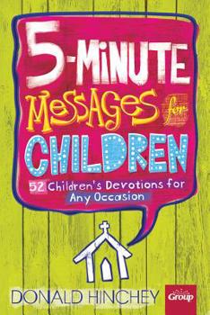 Paperback 5-Minute Messages for Children Book