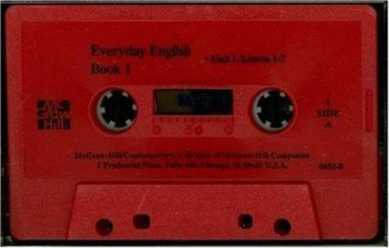 Audio Cassette Everyday English Book 1 Unit 1-3 Book