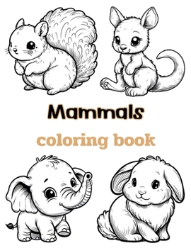 Paperback Mammals coloring book