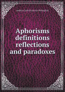 Paperback Aphorisms definitions reflections and paradoxes Book
