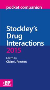 Paperback Stockley's Drug Interactions Pocket Companion 2015 Book