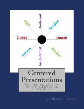 Paperback Centered Presentations: Find balance on four presentation dimensions Book